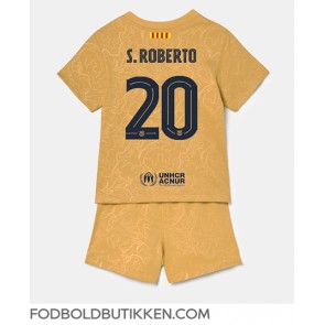 Barcelona Sergi Roberto #20 Udebanetrøje Børn 2022-23 Kortærmet (+ Korte bukser)